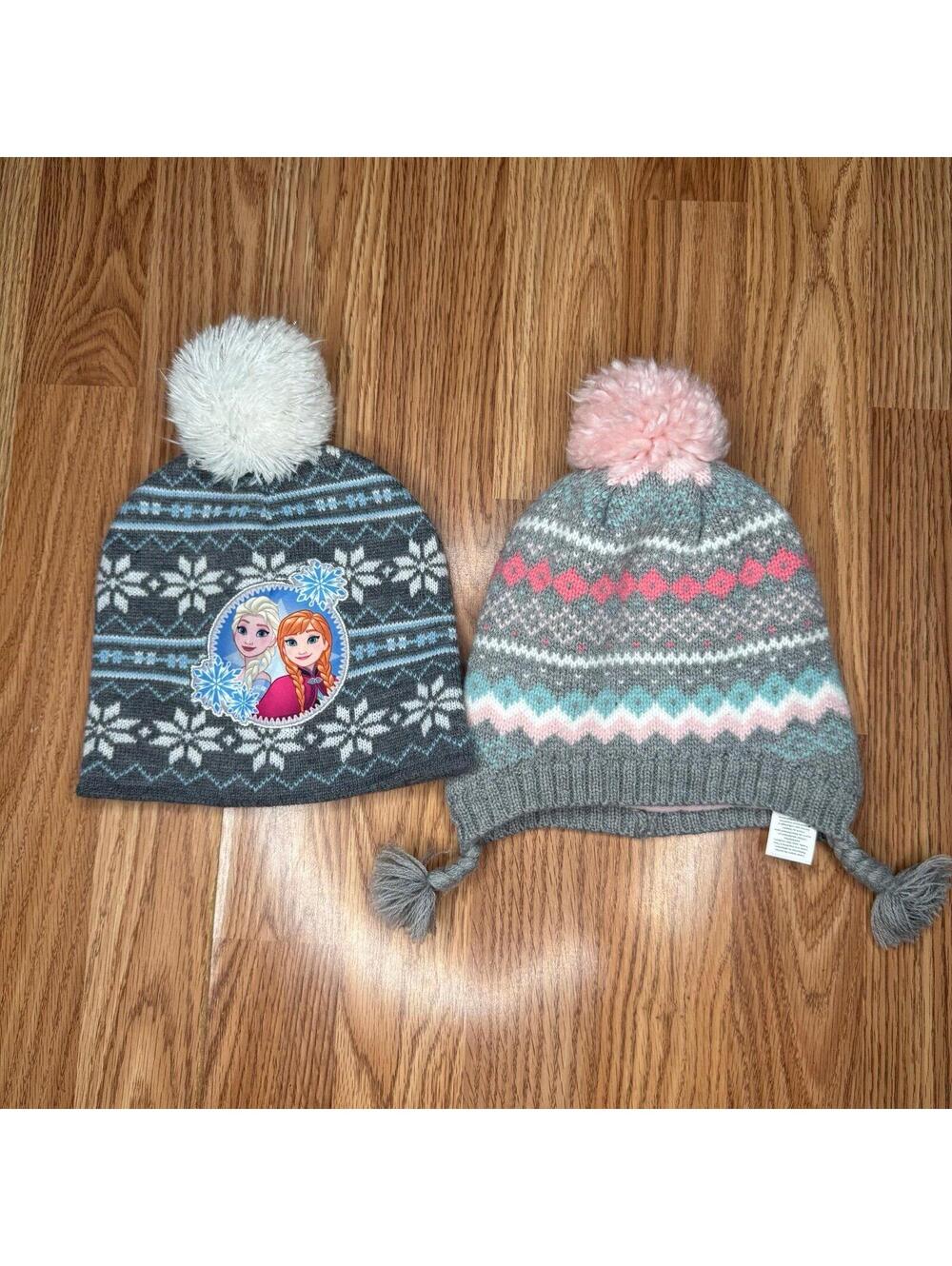 Toddler girl beanie hat bundle